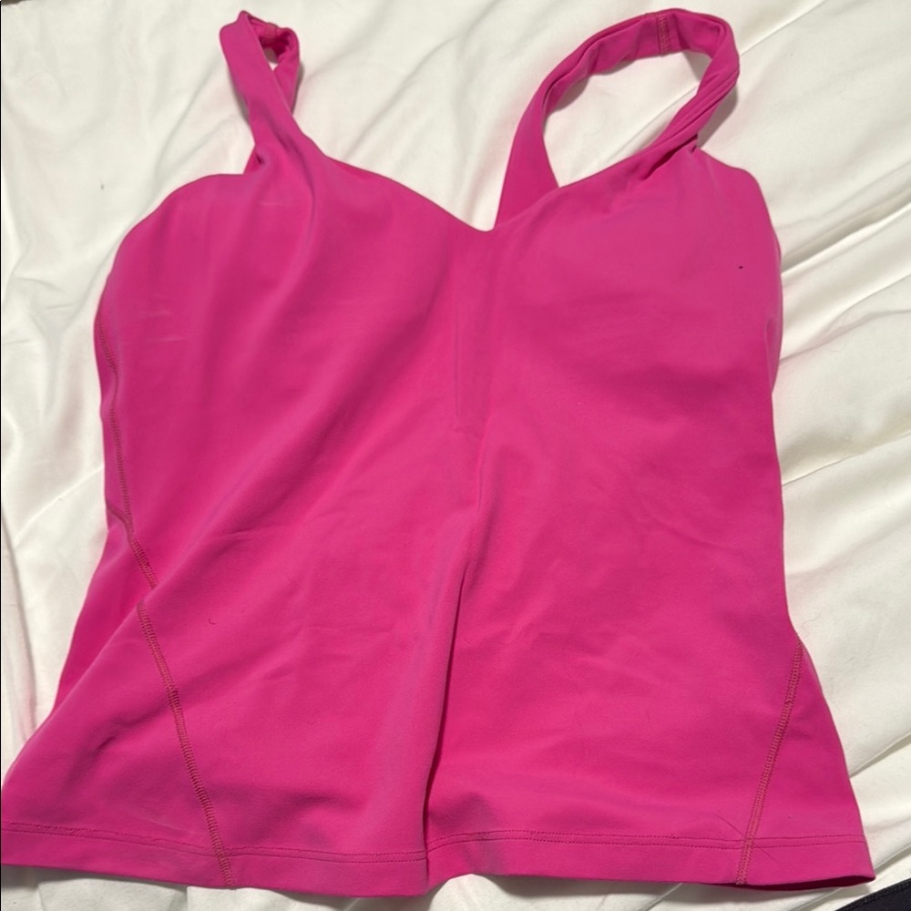 LULULEMON Women's Pink Halter Top